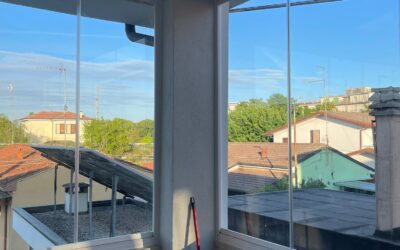 Vetrate panoramiche a Legnago: un terrazzo panoramico tutto da vivere